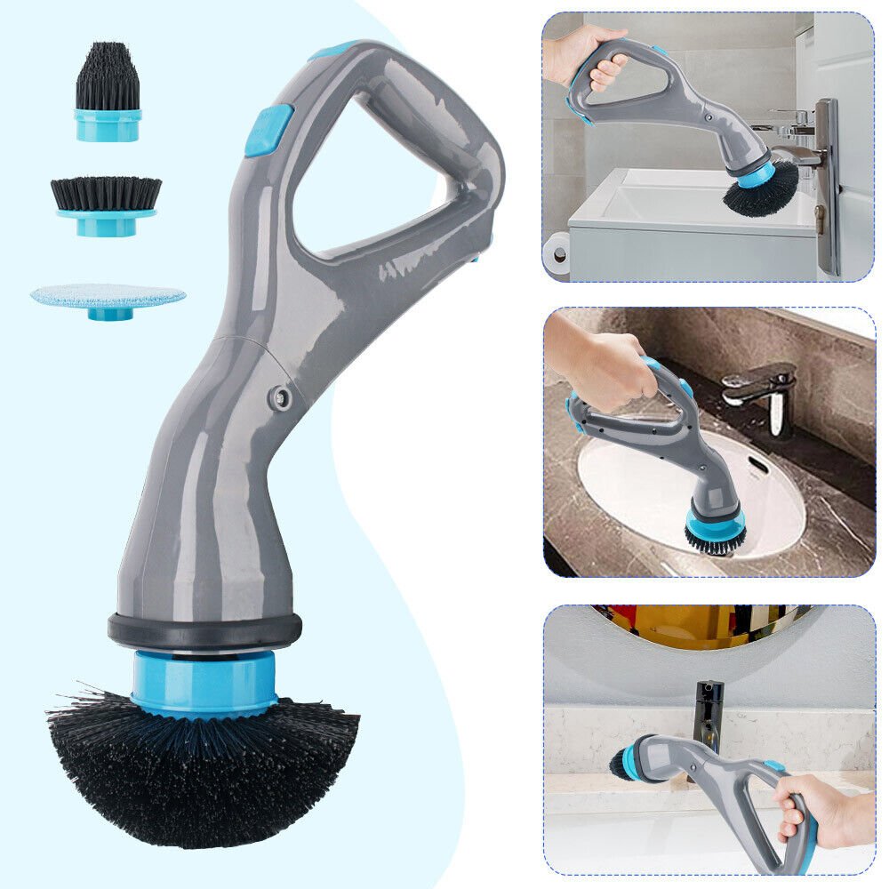 Electric Cleaning Brush Cordless 360 Degree Handheld Spin Scrubber