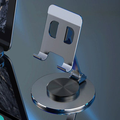 Phone Holder Stand Metal Rotating 360 Degree Adjustable Mount