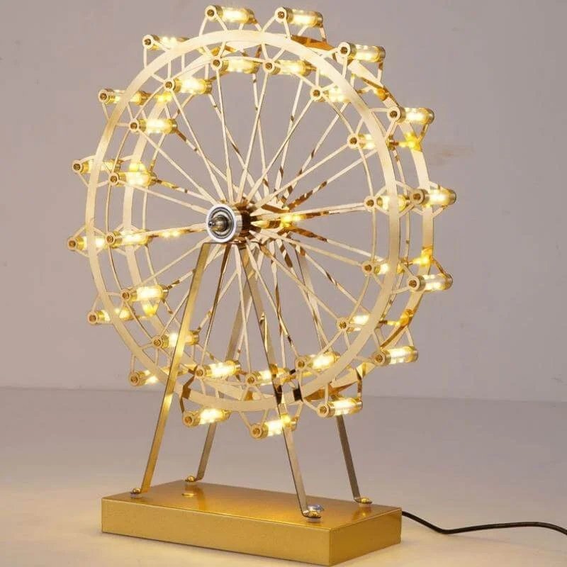 Rotatable Ferris Wheel Table Lamp 360 Degree Rotating Decorative Light