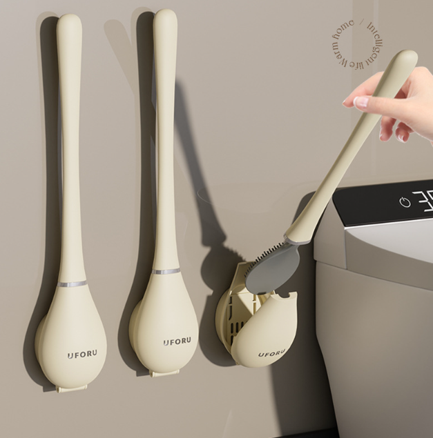 Modern Flexible Silicone Toilet Brush For Easy Cleaning