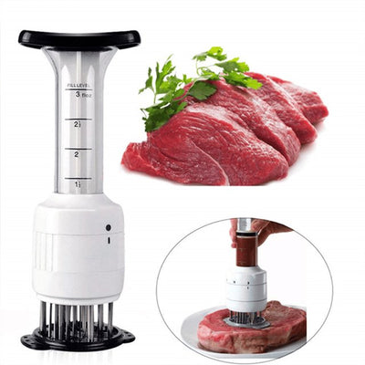 2-in-1 Meat Tenderizer And Marinade Injector Tool