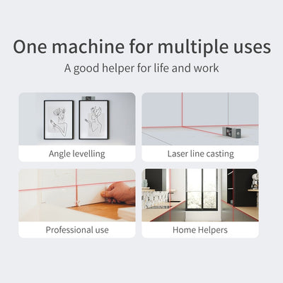 2 In 1 Laser Angle Ruler And Protractor Tool For Precision Measurement
