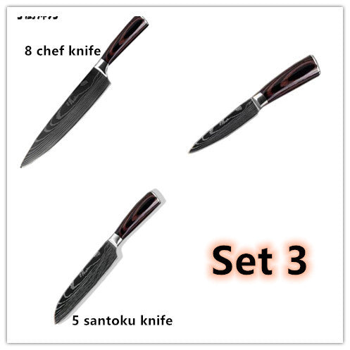 Carpenters Special Kitchen Knife Set 6 And 8 Piece Cooking Tools