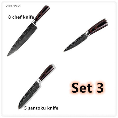 Carpenters Special Kitchen Knife Set 6 And 8 Piece Cooking Tools