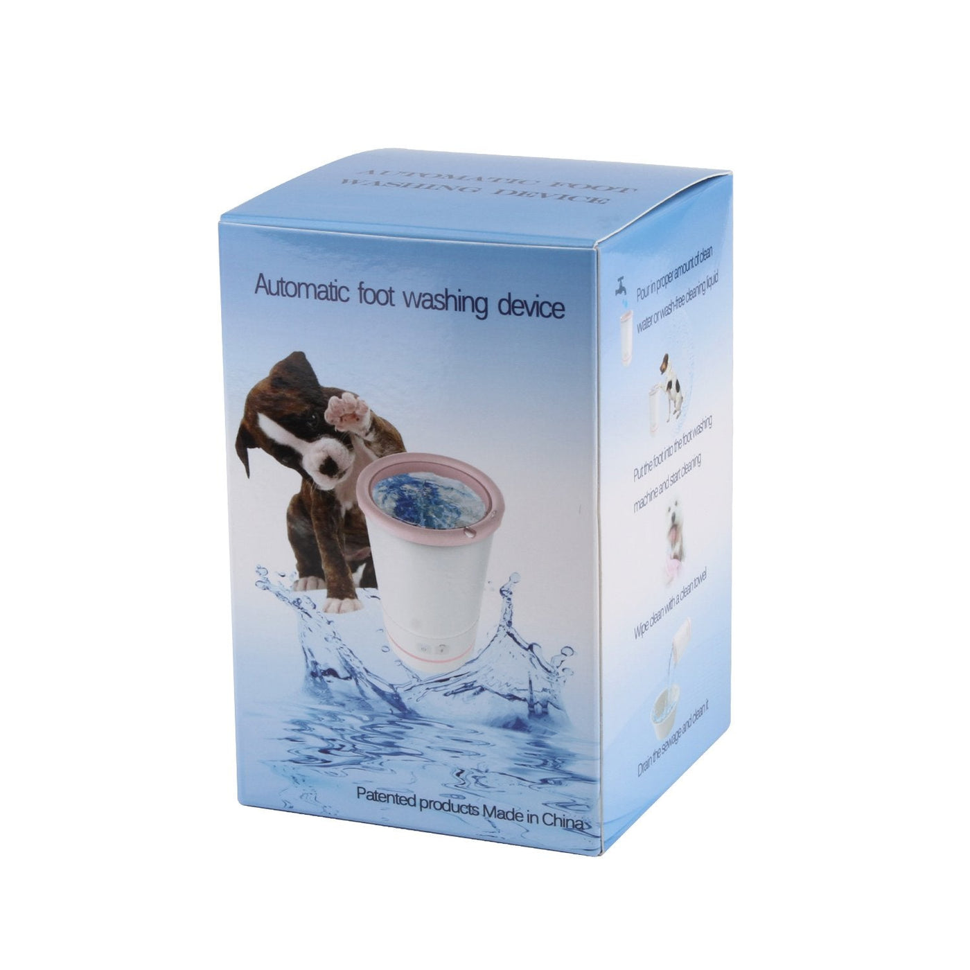 Automatic Pet Paw Cleaner With Gentle Brush For Easy Cleaning