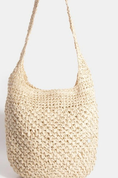 Fame Intricate Braided Hobo Shoulder Bag Stylish Everyday Carry