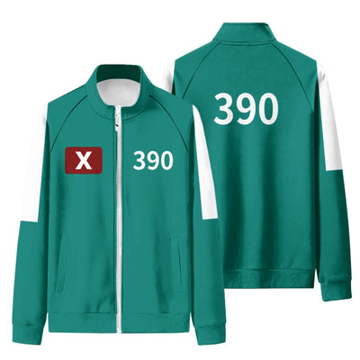 Green Tracksuit Cosplay Costume Adult Players Game 2 Jacket Shirt Plus Size
