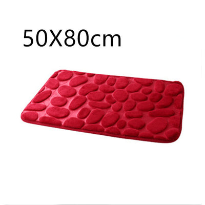 3D Cobblestone Carpet Floor Mat For Bedroom And Living Room