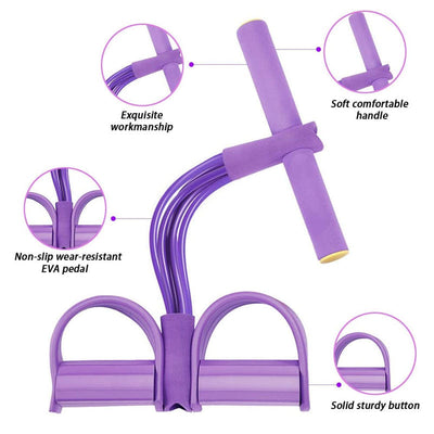 Pedal Resistance Band For Effective Leg And Foot Exercise Training