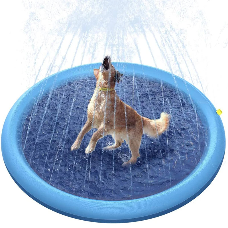 Inflatable Dog Sprinkler Pad Cooling Mat For Pets Summer Play
