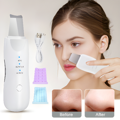 Ultrasonic Skin Scrubber Deep Cleansing Facial Tool For Clear Skin