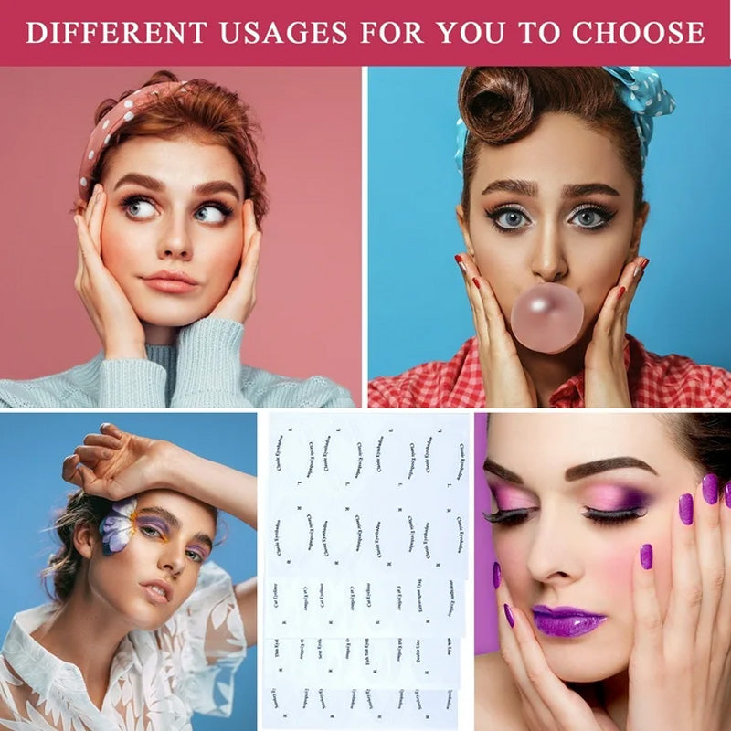 Eyeliner Makeup Template Stickers For Precise Eye Makeup Application