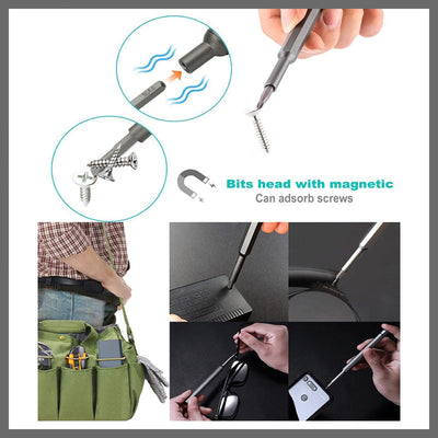 25 Piece Precision Screwdriver Set For Electronics Repair