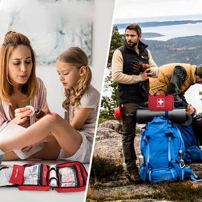 Compact Emergency First Aid Kit With 192 Essential Medical Supplies
