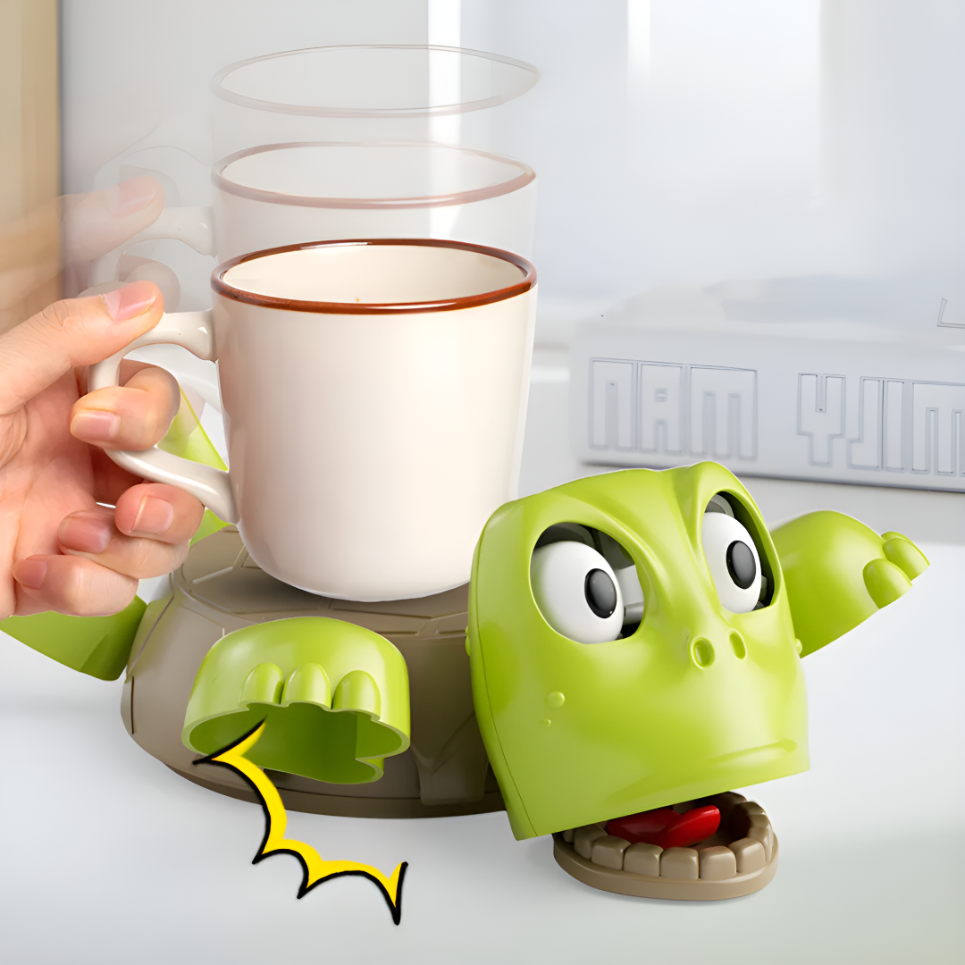 Funny Turtle Coaster With Matching Mug Cup Set