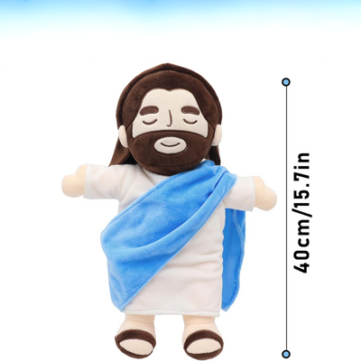 Breathing Jesus Plushie Soft Religious Toy For Faith And Comfort