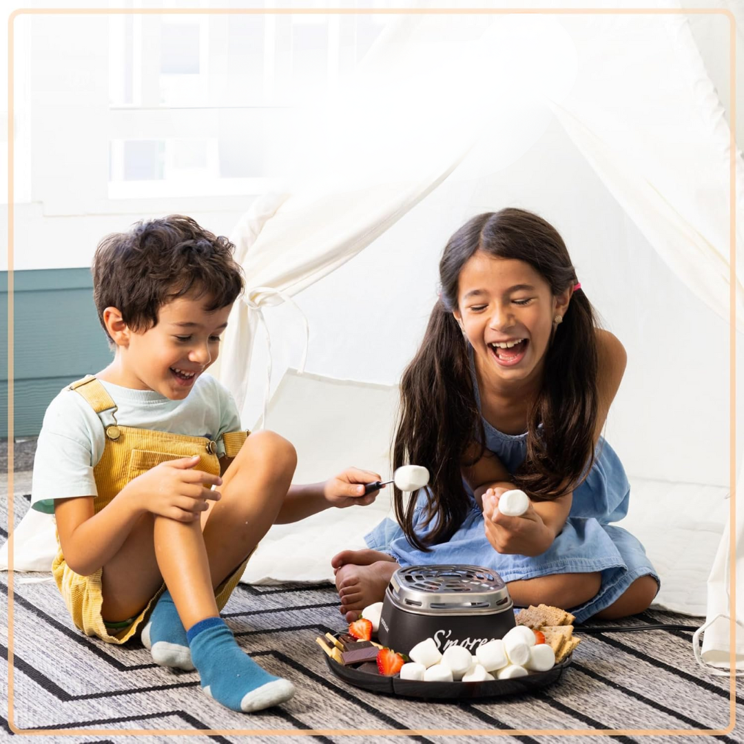 Electric S'mores Maker Tabletop Kit For Easy Indoor Roasting