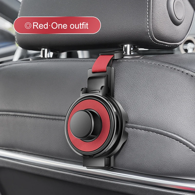 Car Seat Headrest Hook With Cup Holder Multi-Functional Organizer