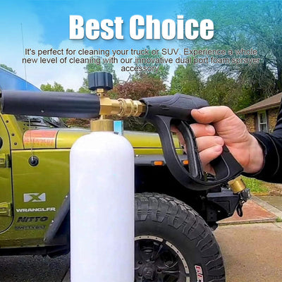 Pressure Washer Foam Gun Adapter With PA Foam Pot Attachment