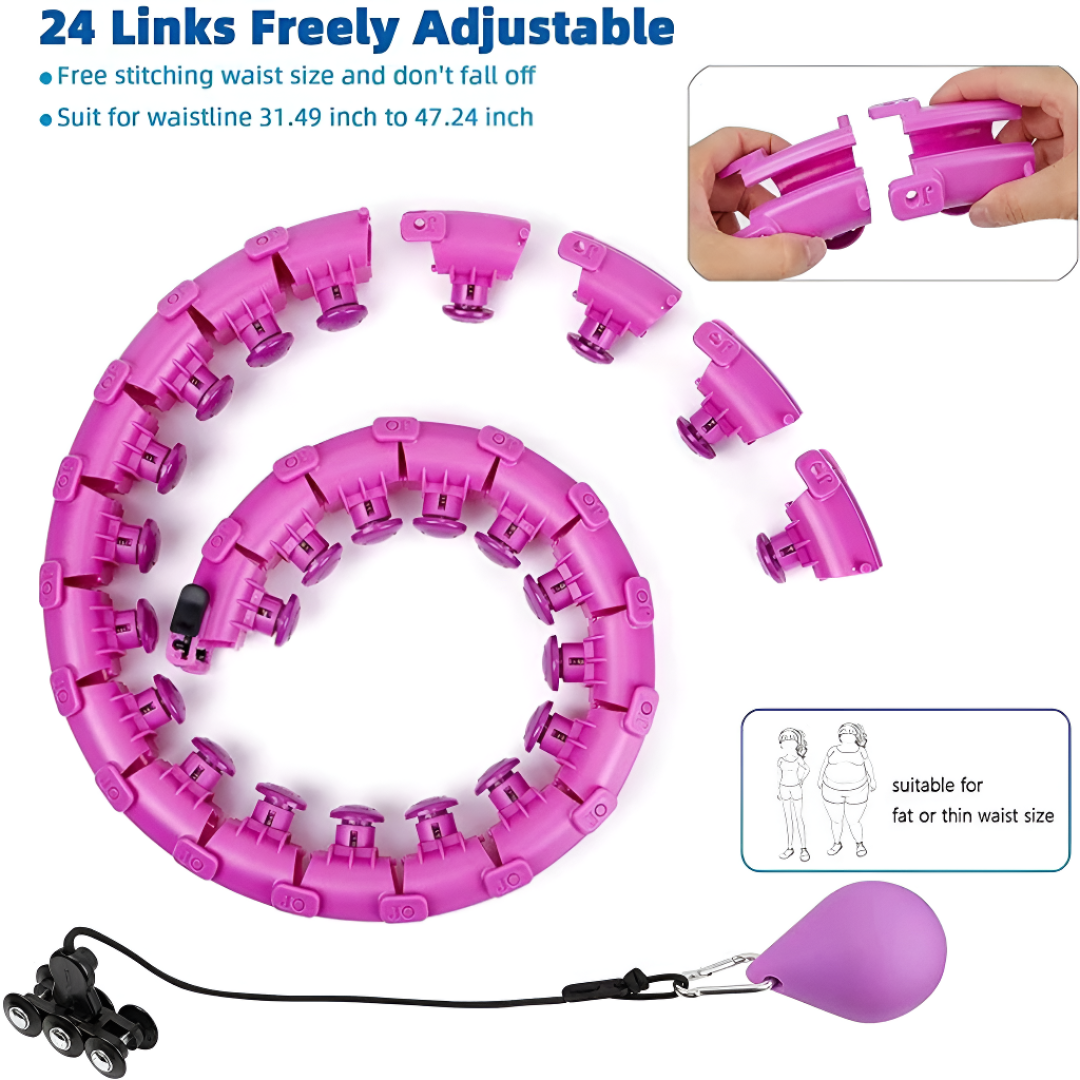 Weighted Fitness Hula Hoop For Effective Waist Slimming And Toning
