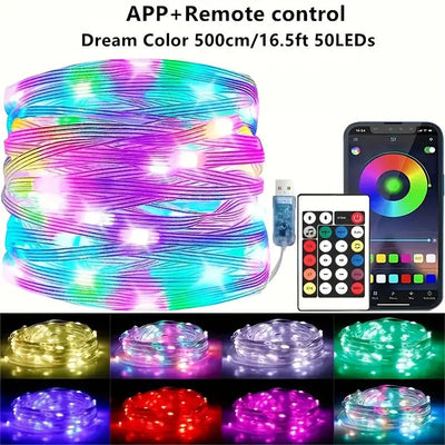 Holiday Waterproof String Lights Outdoor Durable Decorative Lighting