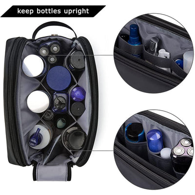 Large Capacity Wash Bag Durable Twill Travel Toiletry Organizer