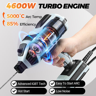 4600W Shielded Metal Arc Welder Kit Professional Welding Equipment