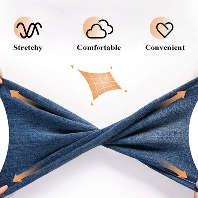 High Stretch Tummy Control Jeans Slim Fit Comfortable Denim
