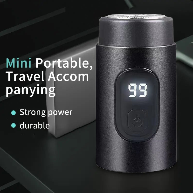 Mini Portable Electric Shaver Compact Rechargeable Grooming Tool