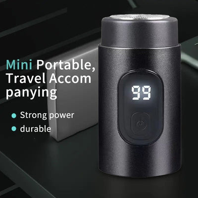 Mini Portable Electric Shaver Compact Rechargeable Grooming Tool