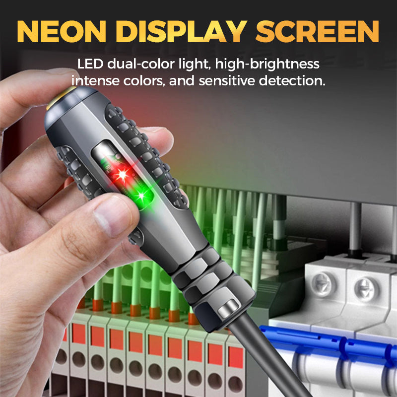 2-in-1 Magnetic Screwdriver With Strong Torque And Electricity Detector