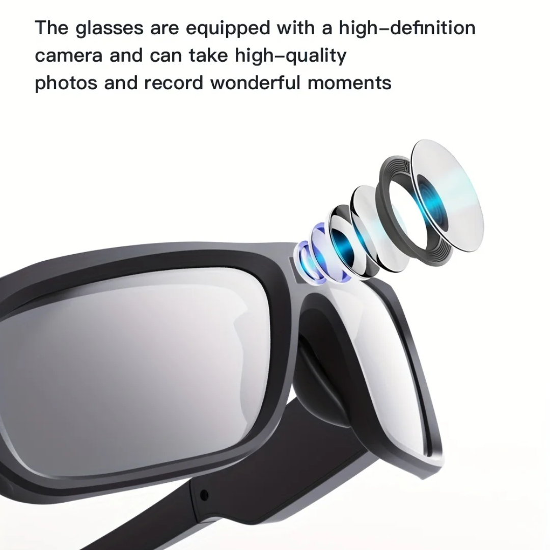 HD Recording Sunglasses With Built-In Camera For Hands-Free Use
