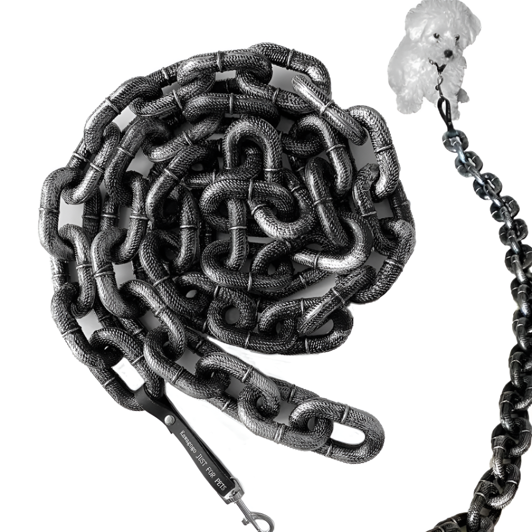 Heavy-Duty Steel Dog Leash Strong Durable Large Dog Chain