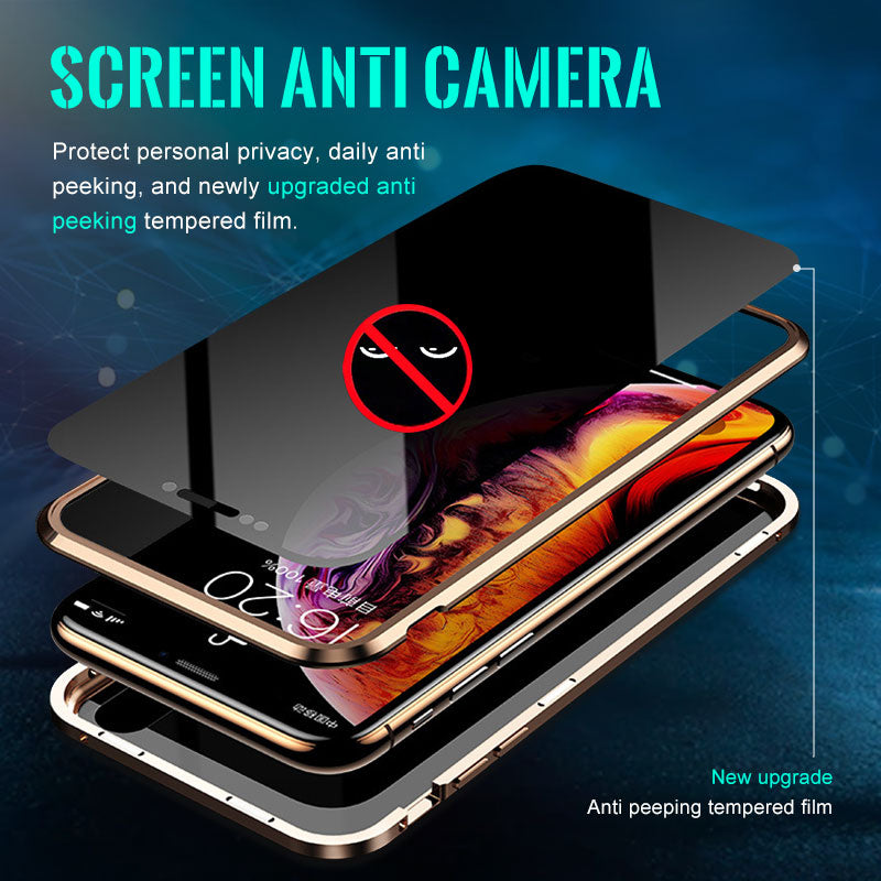 Magnetic Privacy Phone Case Slim Protective Cover