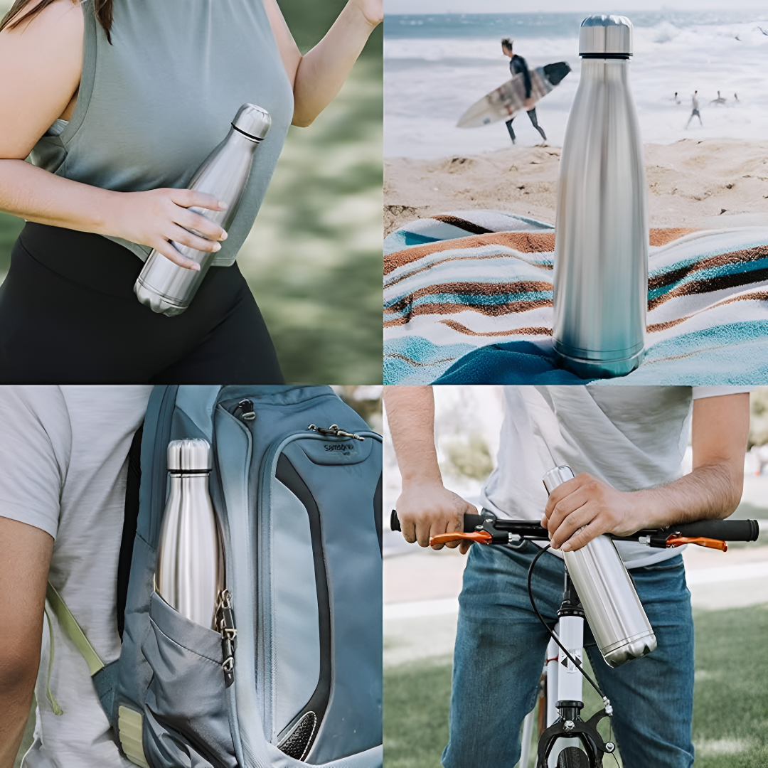 Discreet Storage Bottle With Hidden Compartment For Drinks