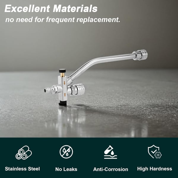 Foam Cannon Dual Connector Accessory For Efficient Car Washing