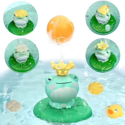 Floating Frog Bath Toy For Toddlers Fun Water Play
