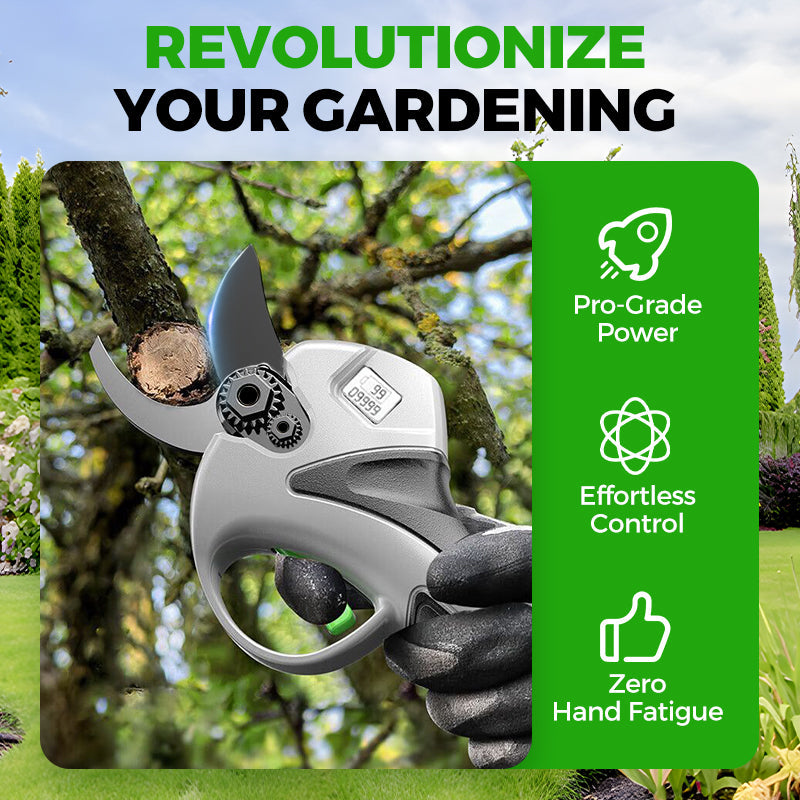 Powerful Cordless Electric Pruning Shears With Battery And Charger