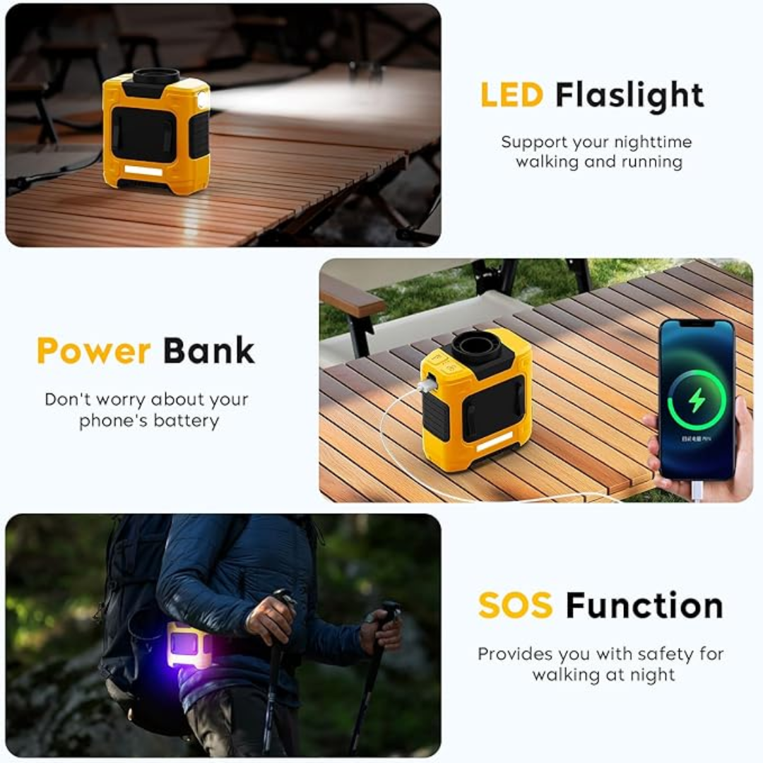 Rechargeable Hands-Free Wearable Waist Fan For Cool Comfort