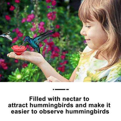 Hummingbird Feeder Garden Bird Nectar Feeder Outdoor Decor
