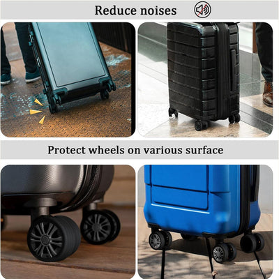 Silicone Luggage Wheel Cover Protective Case For Travel Rolls