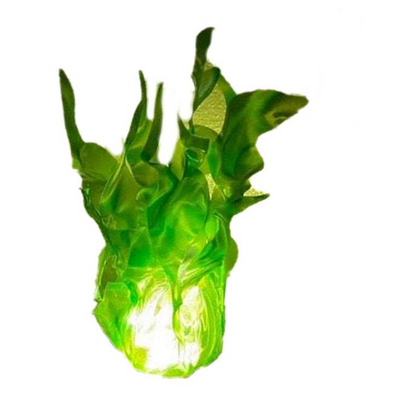 Halloween Floating Fireball Prop LED Glowing Orb Decoration