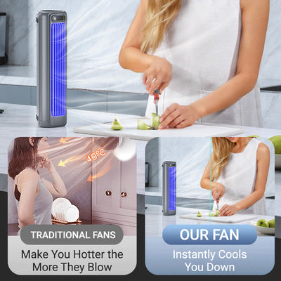 Portable Tower Fan With Turbo Speed And Compact Design