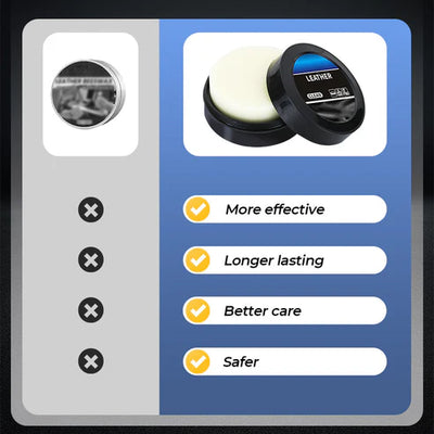 Leader Leather Care Cream And Cleaning Paste For Leather Maintenance