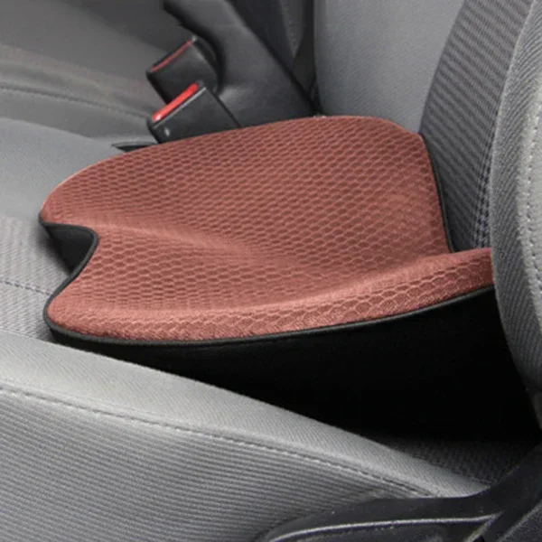 Car Seat Cushion Memory Foam Lumbar Support Height Boosting Pad