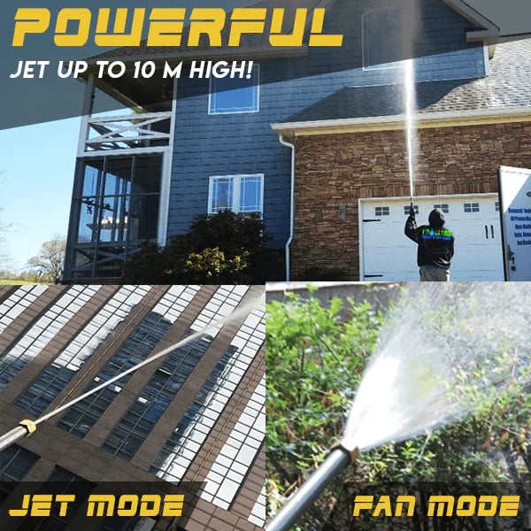 2-in-1 High Pressure Washer Powerful Cleaning Tool For Home Use