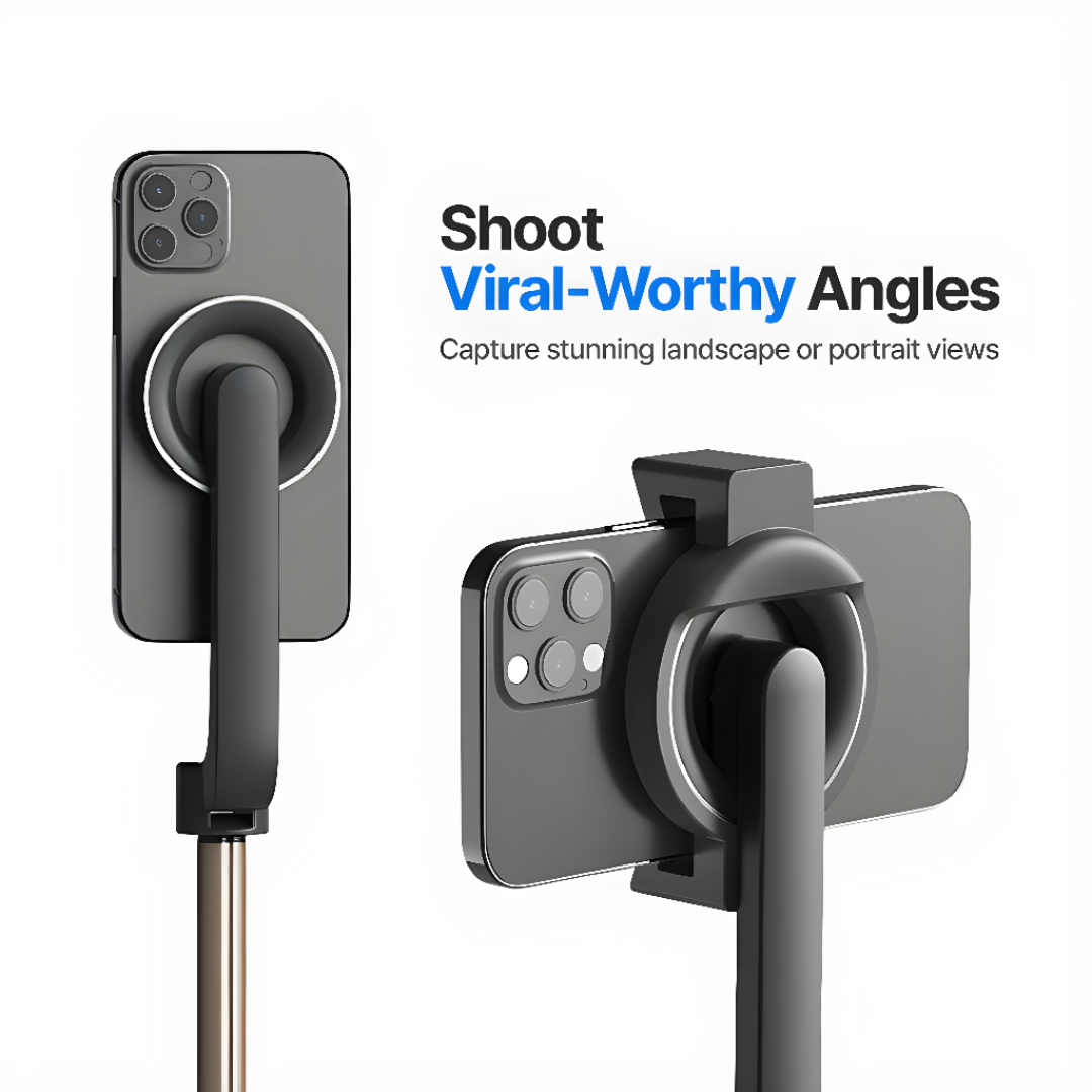 MagSafe Tripod With Wireless Remote For Smartphones And Phones