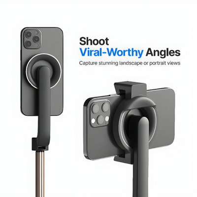 MagSafe Tripod With Wireless Remote For Smartphones And Phones