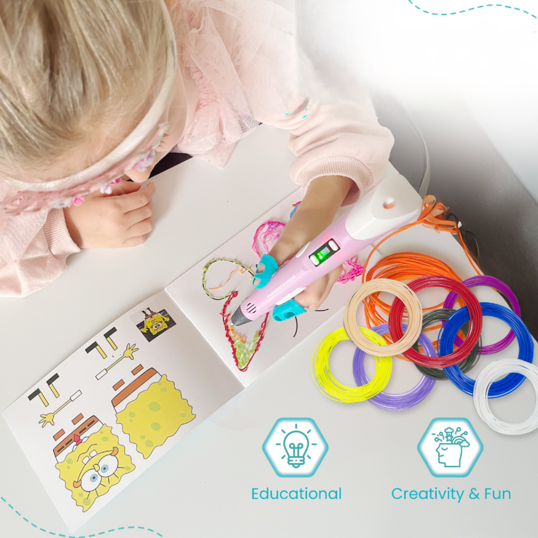 3D Printing Pen For Kids Creative Drawing And Crafting Tool