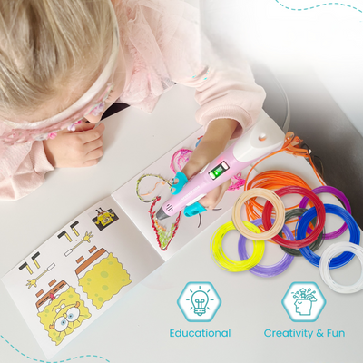 3D Printing Pen For Kids Creative Drawing And Crafting Tool